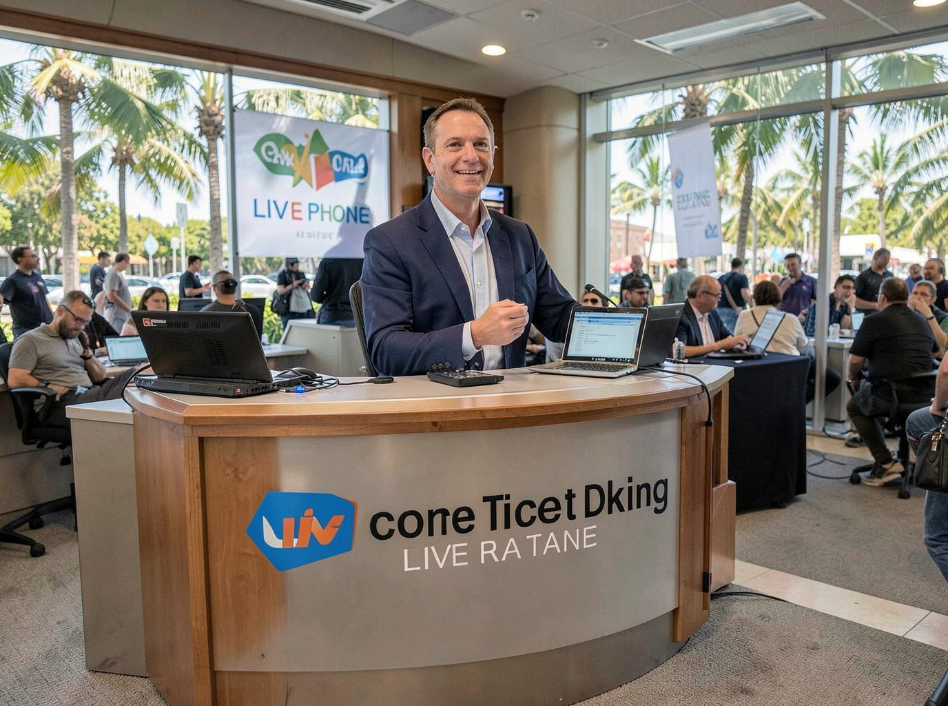 Live Phone Ticketing Desk in Orlando